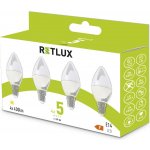 Retlux REL 35 Sada LED žárovek Candle 5W E14 teplá bílá – Zboží Mobilmania