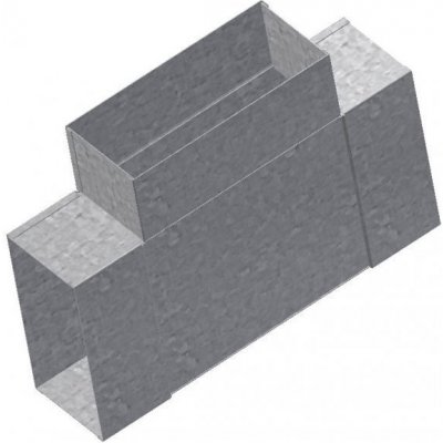 UNITRADE HK T-kus 90° 50 x 100 horizontální – Hledejceny.cz