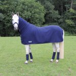 Waldhausen Odpocovací fleecová deka s krkem Economic námořnická modř – Sleviste.cz