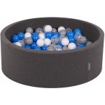 Divio suchý bazén 90x30 cm tmavě sivý + 300 míčků – Sleviste.cz