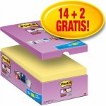 Post-it Post-it Super Sticky Notes (655-P16SSCY-EU), 127x76mm 16x90 karet, žlutá, 2 ZDARMA poznámky – Hledejceny.cz