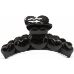 Plastový skřipec se srdíčky Barva: černá – Sleviste.cz