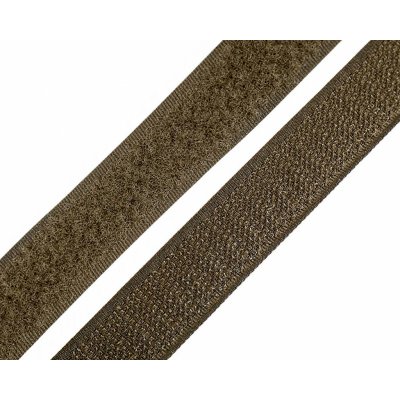 Stoklasa Suchý zip háček + plyš 740843/305 khaki zelený, šířka 2cm (v metráži) – Zboží Dáma