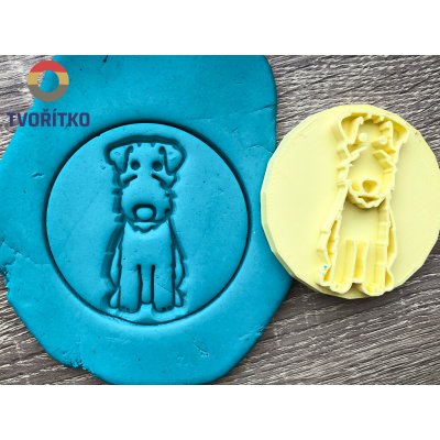 TVOŘÍTKO Kerry Blue teriér II - razítko Rozměr: 7 cm, + Vykrajovátko: Ne – Hledejceny.cz