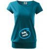 Těhotenské a kojící tričko Bezvatriko tričko Baby Inside tyrkysová