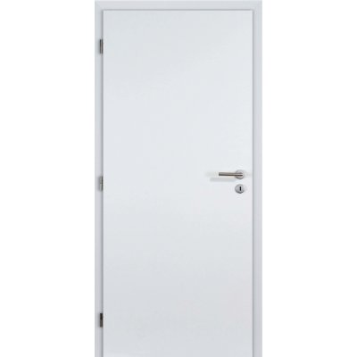 Doornite Basic 70 L, 746 × 1983 mm, lakované, levé, bílé, plné C1HMFP.70L1 – Zboží Mobilmania