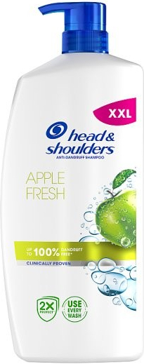 Head & Shoulders Apple Fresh Šampon proti Lupům 800 ml Každodenní Použití Pumpička