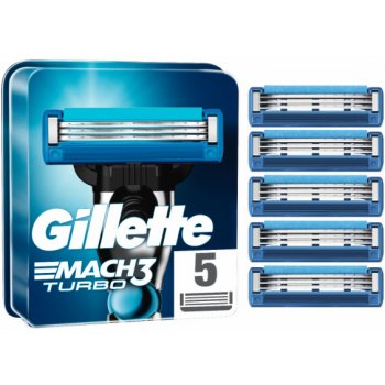 Gillette Mach3 Turbo 3D 5 ks