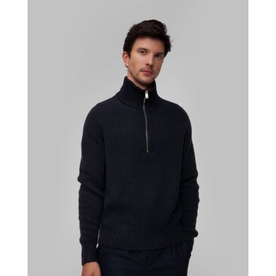 Hugo Boss C-ebrezzo vlněný pánský svetr tmavě modrý – Hledejceny.cz