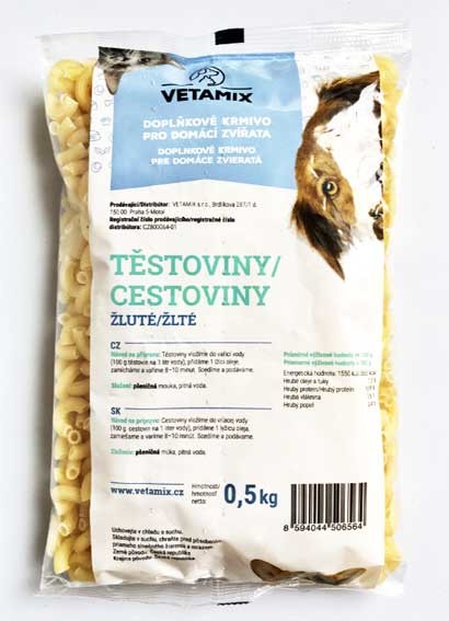 Vetamix Těstoviny žluté 0,5 kg