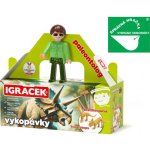 EFKO IGRÁČEK Paleontolog figurka dino vykopávky Triceratops a Brachiosaurus – Sleviste.cz