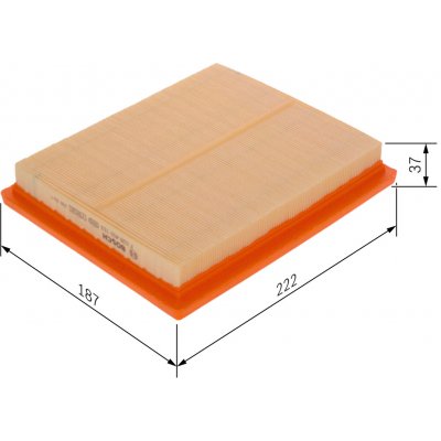 Vzduchový filtr BOSCH F 026 400 153 (F026400153) – Hledejceny.cz