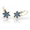 Náušnice Cutie Jewellery ze žlutého zlata C2206Z-Dark Blue