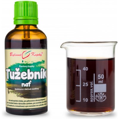 Bylinné kapky Pavlovy bylinné kapky Tužebník nať tinktura 50 ml – Hledejceny.cz