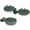 BRADAS Upínací spona na sítě, tkaniny BUNGEE CORD CLIPS, zelená, balení 10 ks - BR-BCK4-GR10B