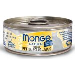 Monge Natural Cat tuňák & kuře & kukuřice 80 g – Zboží Mobilmania