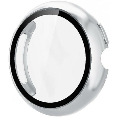 VSECHNONAMOBIL 119832 PC FULL COVER Plastový kryt se sklem pro Google Pixel Watch 4 41mm stříbrný – Zboží Živě