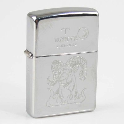 Zippo chrom poliert Widder Ha in kleiner Holzbox – Hledejceny.cz