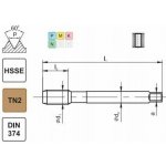 Fanar THREAD M20X1.5 DIN-374B (6H) HSSE TIN 800X – Hledejceny.cz