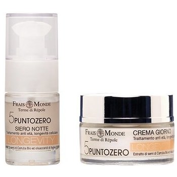 Frais Monde 5Puntozero Longevity 15 ml Night Serum Longevity + 50 ml Day Cream Longevity dárková sada