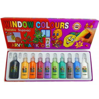 Koh-I-Noor sada barev na sklo 1x40 ml 9x22 ml 9740 – Zboží Dáma