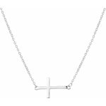 Agato Stříbrný náhrdelník s křížkem AGS1532/47 – Zboží Dáma