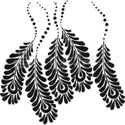 TCW Šablona 6"x 6" Peacock Feathers mini – Hledejceny.cz