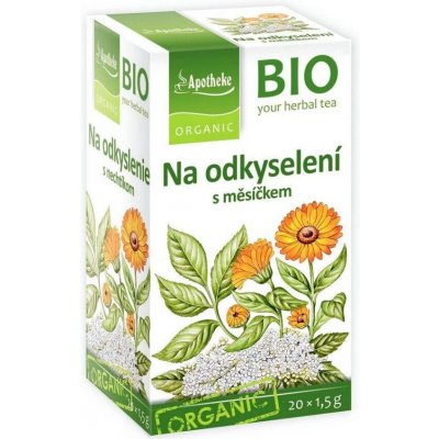 Apotheke Green BIO Na odkyselení čaj s měsíčkem 20 x 1,5 g