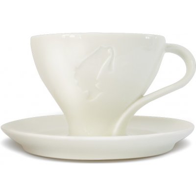Julius Meinl Ivory Premium bílý porcelánový šálek s podšálkem pro Cappuccino 180 ml – Hledejceny.cz