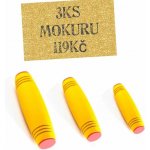 Mokuru japonská antistresová hračka žlutá – Zboží Mobilmania