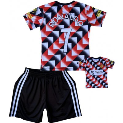 Numberoplus dětský fotbalový dres Komplet AD Manchester 22/23 Ronaldo CR7 T3 Tezos – Zboží Dáma