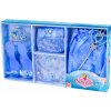 Dětský karnevalový kostým Rappa Sada princezna modrá v krabici 8 ks
