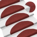 zahrada-XL Samolepící nášlapy na schody 10 ks červené 56x17x3cm vpichované – HobbyKompas.cz