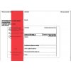Obálka Krkonošské obálky Obálky B6 s doručenkou, vytrhovací okénko, s červeným pruhem / 100 ks 280003