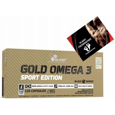 Olimp Gold Omega 3 Sport Edition 120 čepic.