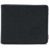 Peněženka Herschel peněženka Hank Coin Leather RFID Black Pebbled Leather
