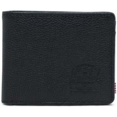 Herschel peněženka Hank Coin Leather RFID Black Pebbled Leather – Zboží Mobilmania