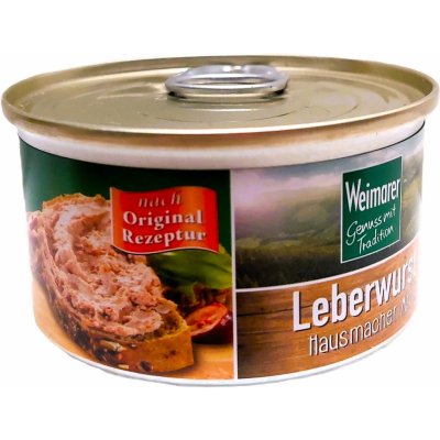 WEIMARER Leberwurst jemná játrová paštika 125 g – Sleviste.cz