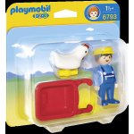 Playmobil 6793 FARMÁŘ S TRAKAŘEM – Zboží Živě