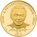 Česká mincovna Zlatá půluncová medaile Karel Gott 15,56 g – Sleviste.cz