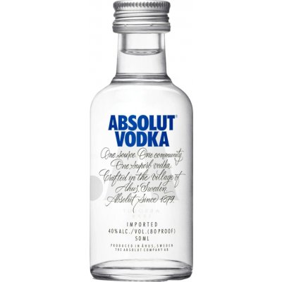Absolut Mini 40% 0,05 l (holá láhev ) – Zboží Dáma