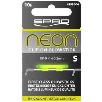 SPRO klip na chemické světlo Neon Clip On Glowstick Green S