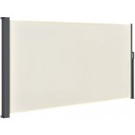FurniGO - Boční markýza Dubaj 300 x 180 cm - béžová – Zboží Mobilmania