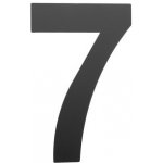 Cobra Číslice na dveře 15 cm černá - fasádní Varianta: Sedmička – Sleviste.cz