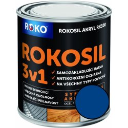 Rokosil 3v1 akryl RK 300 4550 modrá střední 0,6L