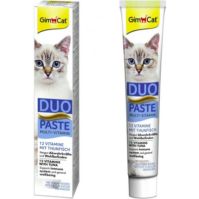 Gimcat Duo Pasta pro kočky Multivitamín s tuňákem 50 g – Hledejceny.cz