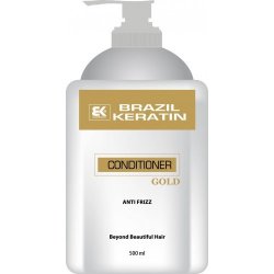 Brazil Keratin Gold Conditioner regenerační keratinový kondicionér se zlatem 500 ml