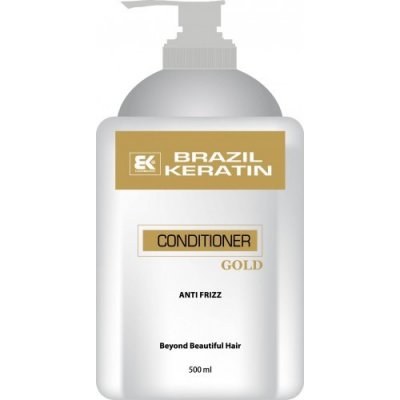 Brazil Keratin Gold Conditioner regenerační keratinový kondicionér se zlatem 500 ml – Zbozi.Blesk.cz