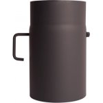 Kovoblesk Trubka kouřová s klapkou 120mm / 0,25m, tl. 1,5mm 3011420 – Zboží Dáma
