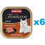 Animonda Vom Feinsten Adult kuřecí játra 6 x 100 g – Zboží Mobilmania